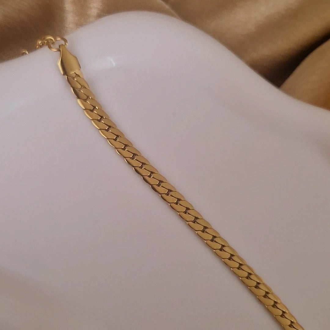 Bracelet en acier inoxydable maille tressée