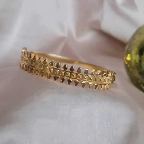 Bracelet jonc en acier inoxydable pics (à l'unité)