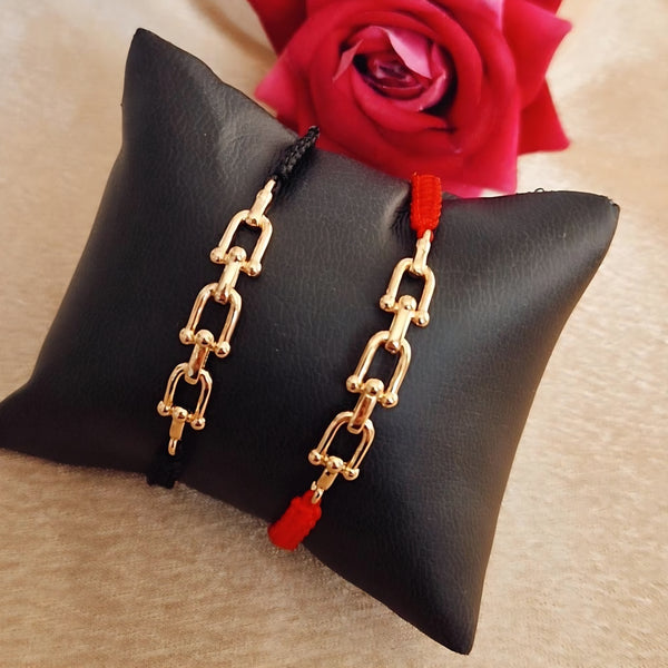 Bracelet fil tressé empiècement en acier inoxydable oriental beldi maillons