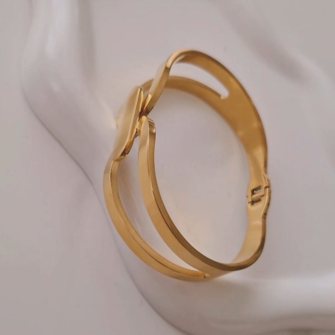 Bracelet jonc en acier inoxydable