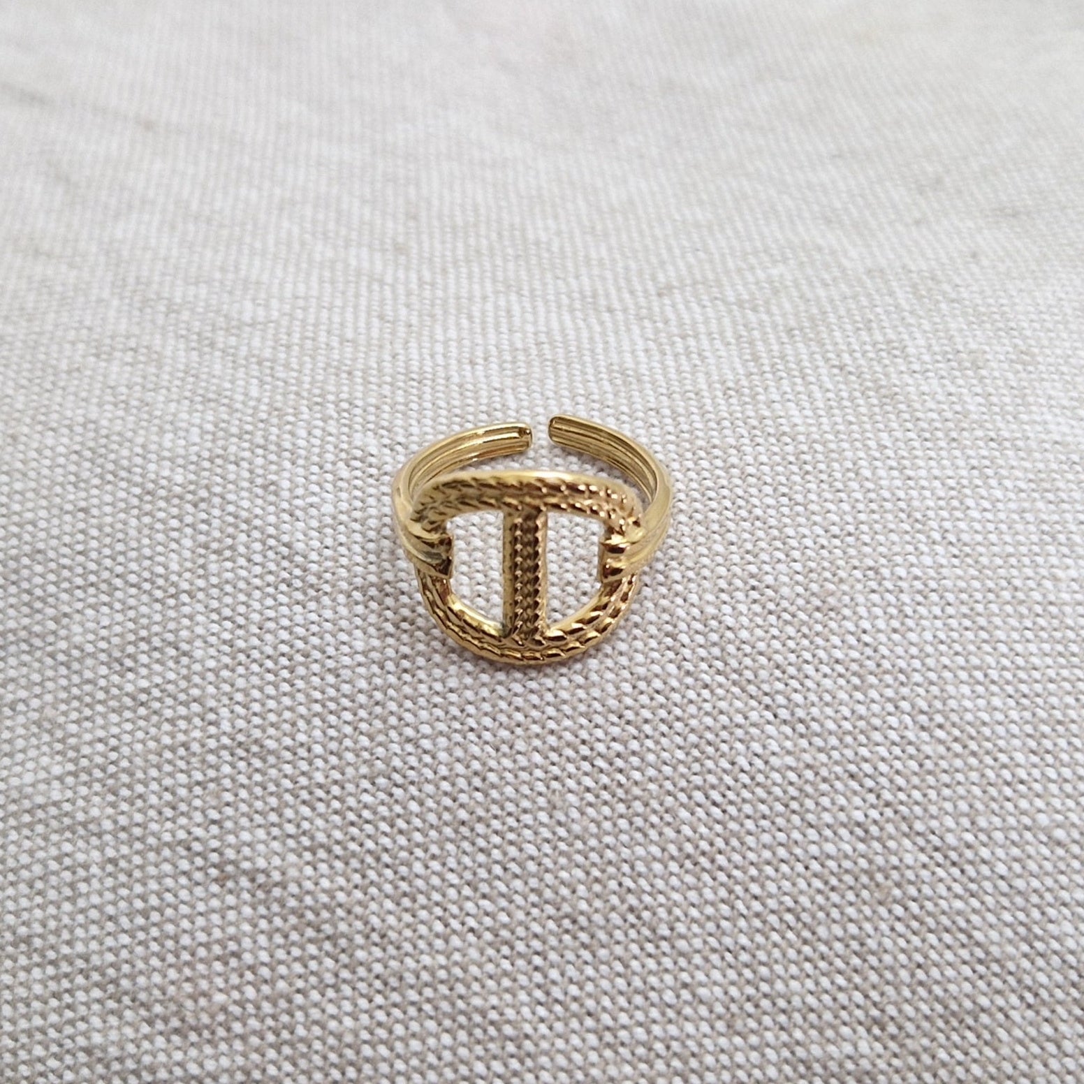 Bague en acier inoxydable ajustable