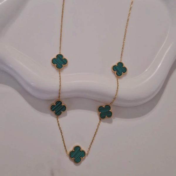 Collier en acier inoxydable vert