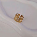 Bague ajustable en acier inoxydable ajourée