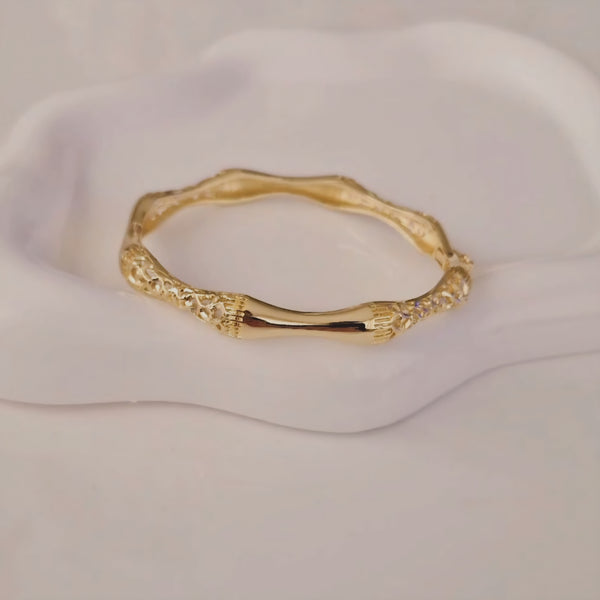 Bracelet jonc double effet (à l'unité)