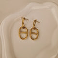 Boucles d'oreilles en acier inoxydable
